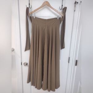 SHEIN Tan Maxi Skirt
